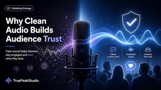 Why Clean Audio Builds Audience Trust